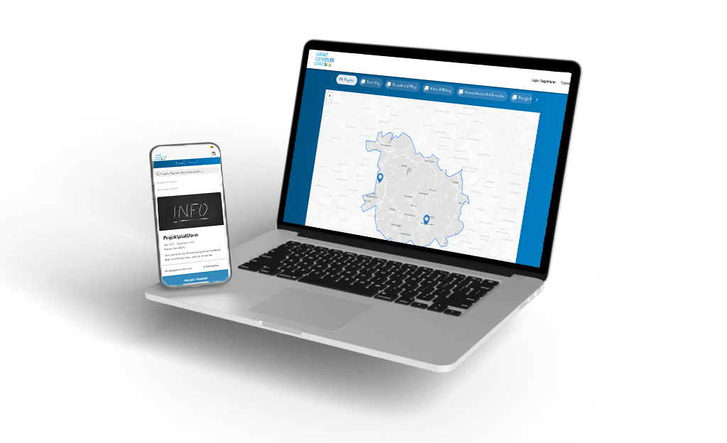 App und webbasierte Plattform für die Digitalisierung des Landkreises St. Wendel